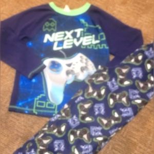 Small 6/7 Faded Glory "Next Level" gamer PJs